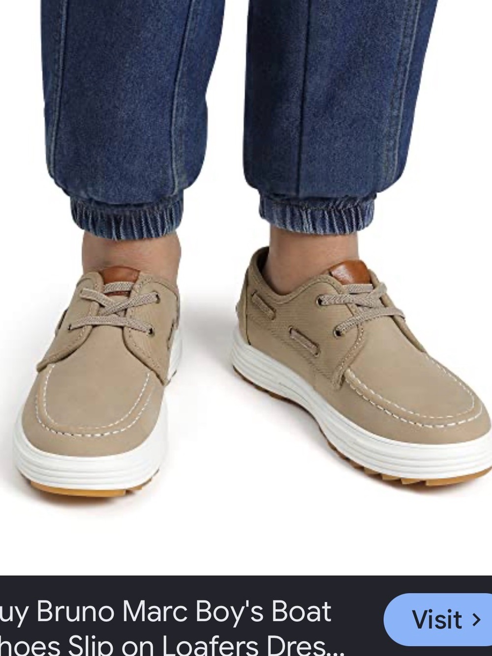 Bruno Marc Boys Boat Shoes